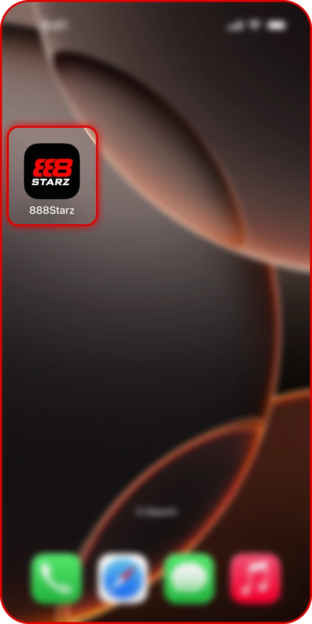 Launch the 888starz App on your device and start betting.