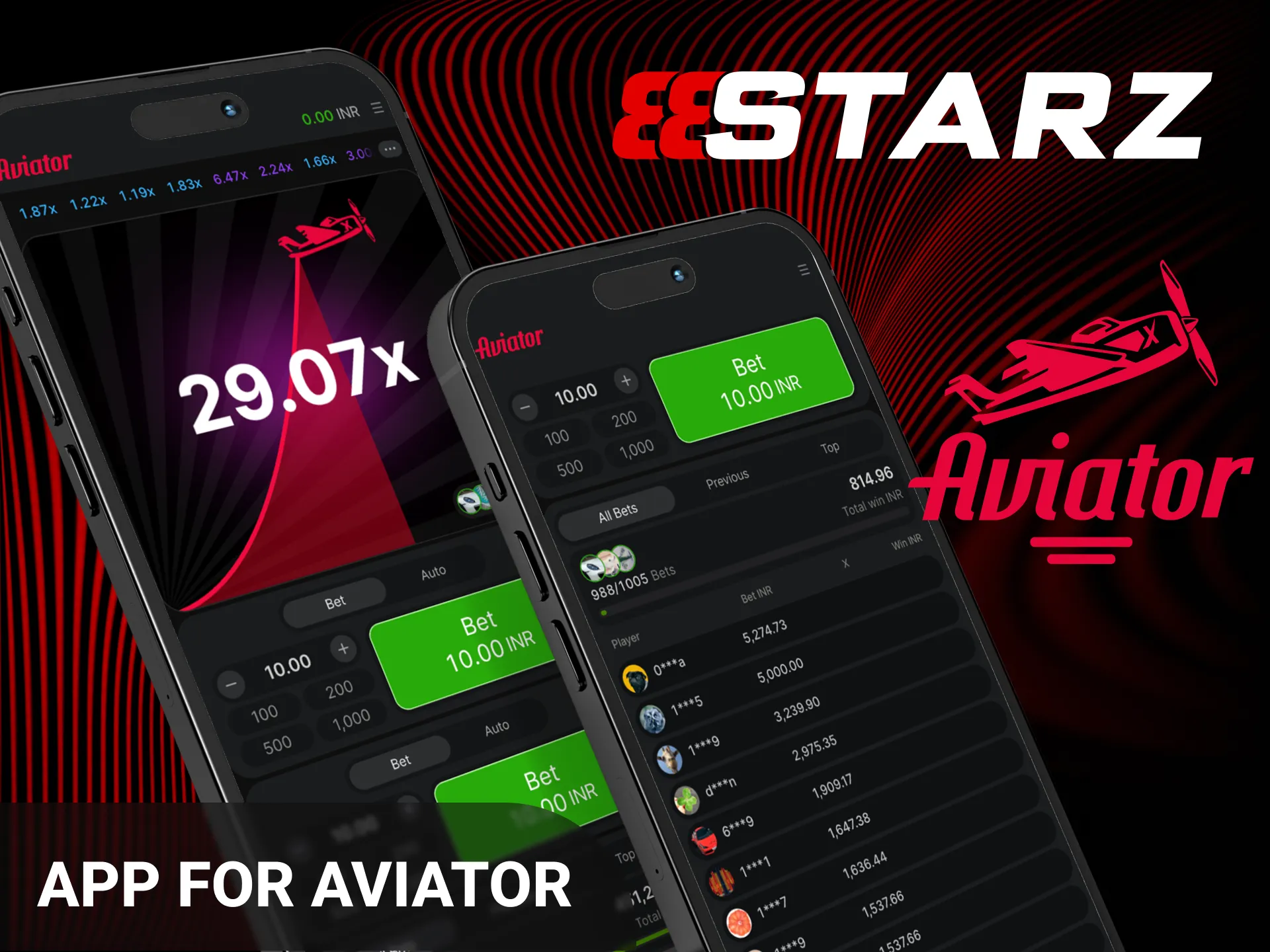 Download the official 888starz App for Aviator to play on the go.